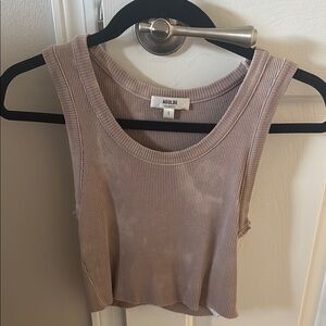 Agolde Destressed Poppy Tank Small